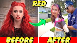 Descendants The Rise of Red 🔥 Before And After🔥 Cast In Real Life [upl. by Larena269]