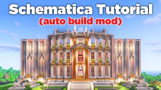 Schematica Mod Download  Installation 2024  Tutorial 189  1122 Auto Builder [upl. by Airan]