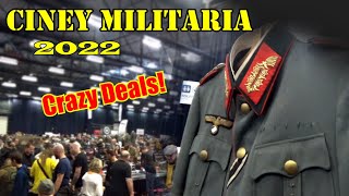 CINEY Militaria Fair 2022  The BIGGEST one in EUROPE Buying AWESOME WW2 stuff for KILLER Prices [upl. by Aerdnaek]