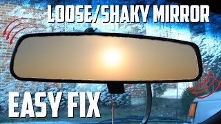 How to Fix a Loose Rear View Mirror [upl. by Ened]