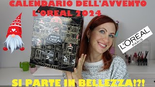 CALENDARIO DELLAVVENTO LOREAL 2024  Natale stiamo arrivando [upl. by Wellington376]