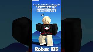 Roblox Outfits Under 200 Robux [upl. by Garihc854]