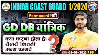 Coast 12024 New Vacancy ICG Permanent Bharti GDDB Eligibility Full Process By Dharmendra Sir [upl. by Ylehsa]