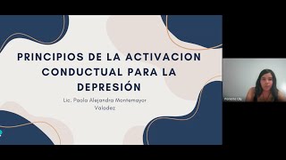 Hablemos de la Activación conductual para la Depresión [upl. by Noffihc]