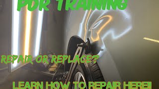 Learn PDR Huge Dent😬how to repair [upl. by Del]