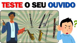 QUAL O INSTRUMENTO  Som dos Instrumentos Familia das Madeiras [upl. by Packton]