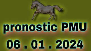 pronostic PMU du Samedi 6 janvier 2024 [upl. by Ronen]