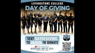 Livingstone College Day of Giving 2024 Live [upl. by Dnalkrik]