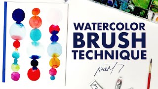 Watercolor Brush Techniques to Know Part 1 [upl. by Tova]