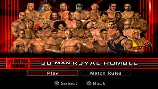 WWE SmackDown vs Raw 2006  ROYAL RUMBLE [upl. by Attenaej561]