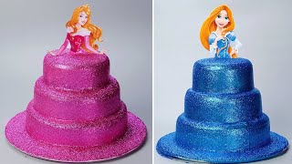 Cutest Princess Cakes Decorating Recipes  Best Colorful Cake Decoration Tutorial [upl. by Vasta]