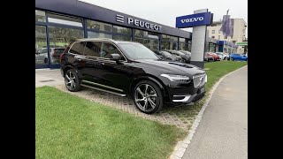 VOLVO XC90 T8 TE Inscription 7P eAWD Onyx Black Schwarz Metallic [upl. by Nylarat]