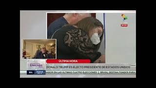 Analista político reacciono luego de saber los resultados de las elecciones de Estados Unidos [upl. by Eaner]