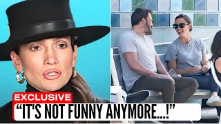 Jennifer Lopez SHOCKED after photos of Ben Affleck and Jennifer Garner LEAKED [upl. by Helmut824]