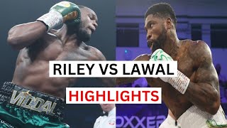 Viddal Riley vs Mikael Lawal Highlights amp Knockouts [upl. by Nylekoorb]