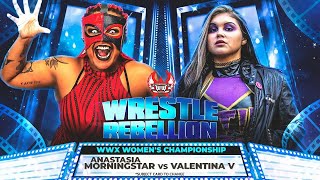 Anastasia Morningstar vs Valentina Vazquez  Womens Wrestling [upl. by Ellened279]