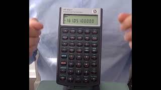 HP 10bII Financial Calculator Basic Tutorial [upl. by Jallier479]