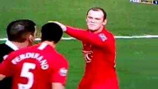 Wayne Rooney sent off [upl. by Hoes277]