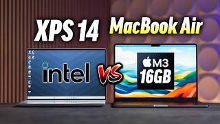 XPS 14 vs MacBook Air M3  Worth 700 MORE than the Air [upl. by Davon]