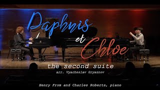 RAVELGRYAZNOV  Daphnis et Chloe Suite No 2 for two pianos [upl. by Naras]