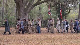 Einmarsch auf den Parade Platz Olustee Battlefield [upl. by Ocko]