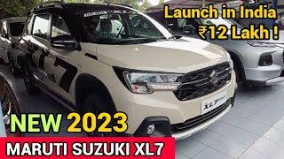 Maruti Suzuki 7 Seater Soon 😍 Maruti Suzuki XL7  Best 7 Seater Car 2023  XL7 Price amp Launch Date [upl. by Yelad]