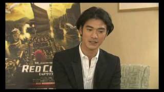 Red Cliff Takeshi Kaneshiro Japanese Interview 1 [upl. by Harbird]