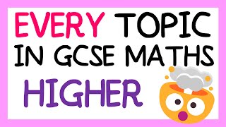 THE ULTIMATE REVISION VIDEO  HIGHER GCSE  GCSE 2024 [upl. by Mozes]