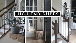 HIGH END VS THRIFT STORE  DIY ENTRYWAY MAKEOVER  DIY THRIFT FLIPS  DIY ACCENT WALL [upl. by Elena]