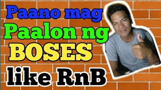 PAANO MAG PAALON NG BOSES LIKE RNB DLLAN TV [upl. by Malia]