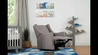 Babyletto Kiwi Electronic Recliner  Swivel Glider with USB Port [upl. by Nnadroj]