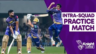 Starc⚡ vs Rinku 💪 KKR Practice Match 2  Knight LIVE  TATA IPL 2024 [upl. by Ahsinak]