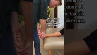 Ankle Dorsiflexion Mobilization [upl. by Brom703]