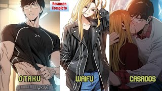 ES OBLIGADA a CASARSE con el OTAKU de la CLASE sin SABER ERA UN BOMBOM👫 Resumen Manhwa [upl. by Alexina]