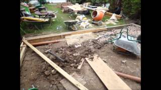 How to install Cubic Metre Soak away and patio installation from start to finish  how to [upl. by Norehc983]