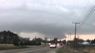 Tornado Chase Columbiaville MI 15 March 2012 Approx 7pm [upl. by Virgie225]