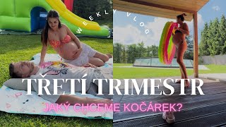 Shrnutí 3 trimestru amp jaký vybíráme kočárek  VLOG [upl. by Oijres]