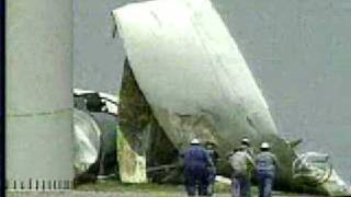 Wind Turbine Collapses Near Weatherford OK [upl. by Anirbac]