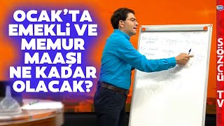 Oğuz Demir Kalem Kalem Hesapladı Emekli ve Memur Maaşı Ne Kadar Olacak [upl. by Nrubua356]