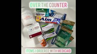 OTC items I ordered with my Medicaid otc medicaid benefits freestuff [upl. by Nigen753]