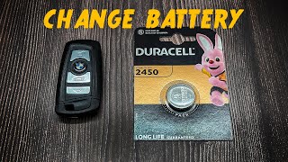 BMW Key Battery Change  Replacement EASY [upl. by Hewet]