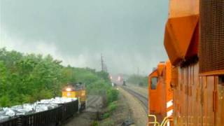 Tornado Chases Train [upl. by Adnirb450]