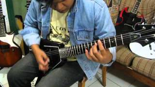 Samick JTR SV10 Sylvia Roadster Flying V Electric Guitar demo by Eka Yuana [upl. by Shu]