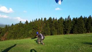 ParaglidingStart in Zeitlupe [upl. by Aubin]