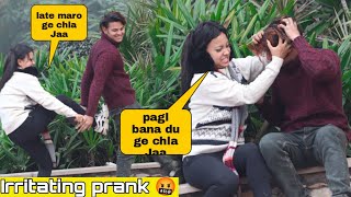 IRRITATING PRANK ON MY GIRLFRIEND 💔  GONE WRONG  Malik Prank [upl. by Babita]