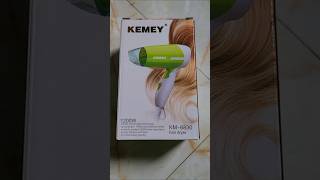 Kemey Hair Dryer hairdryer hairstyle চুলশুকানোরমেশিন foryou unboxing trending viralvideo [upl. by Gratianna117]