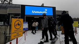 Mammoths New Canyon Express HighSpeed Chairlift  Full Ride [upl. by Eisdnil]