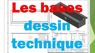 Comprendre le dessin technique  industriel tutoriel pour savoir interpreter les mises en plan [upl. by Faun726]