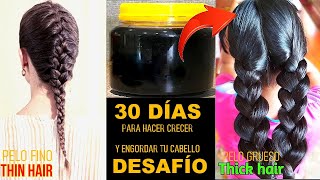 🛑DESAFIO PARA ENGROSAR Y CRECER EL CABELLO FINO EN MÁXIMO 30 DÍAS🧄 SUERO BOMBA🤩 [upl. by Enak]