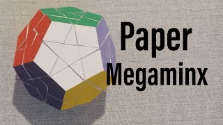 Paper Megaminx [upl. by Airdnaid45]